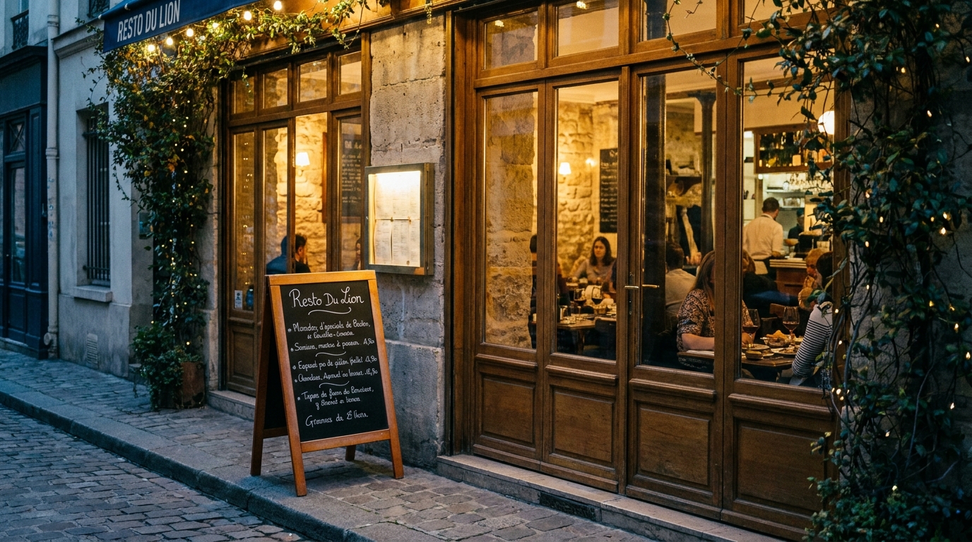 Resto du Lion — Site & App